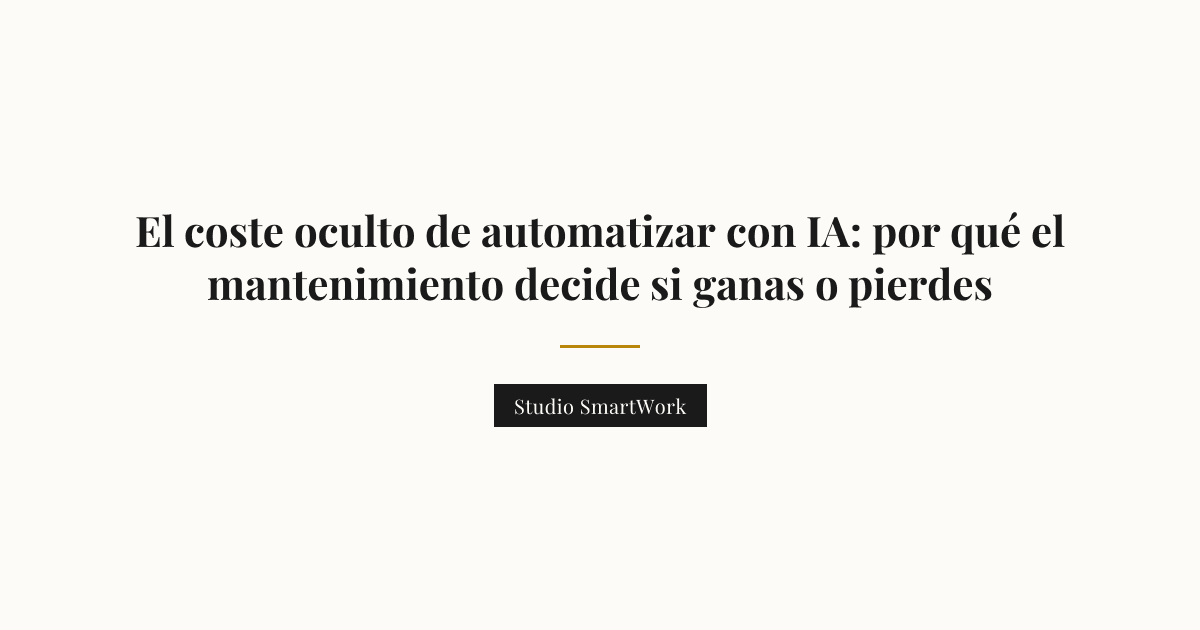 Engranajes digitales conectados representando una automatización robusta y bien mantenida
